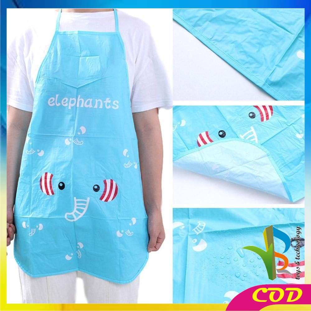 RB-C135 Celemek Masak Anti Air Apron Masak Waterproof Celemek Dapur Karakter Kartun Lucu Murah