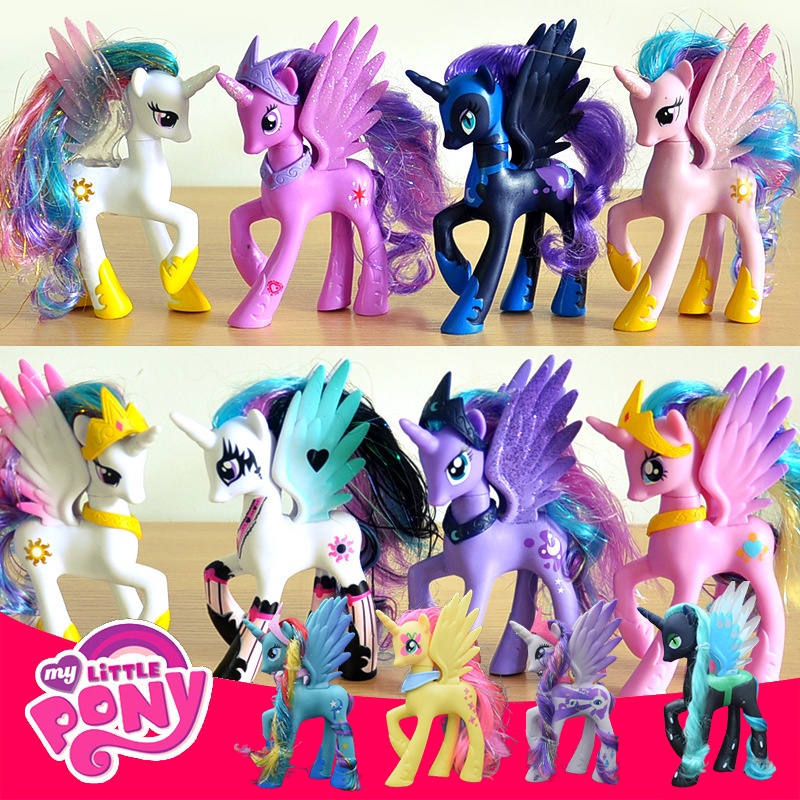 Topper Kue Figure My Little Pony Sculpted Untuk Penggemar Persahabatan Dan Ajaib