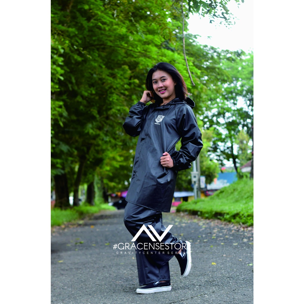 JAS HUJAN, RAINCOAT,PRIA DAN WANITA BY GRAVITY ORIGINAL TEBAL MURAH/JAS HUJAN GRAVITY ORIGINAL/100% anti rembes