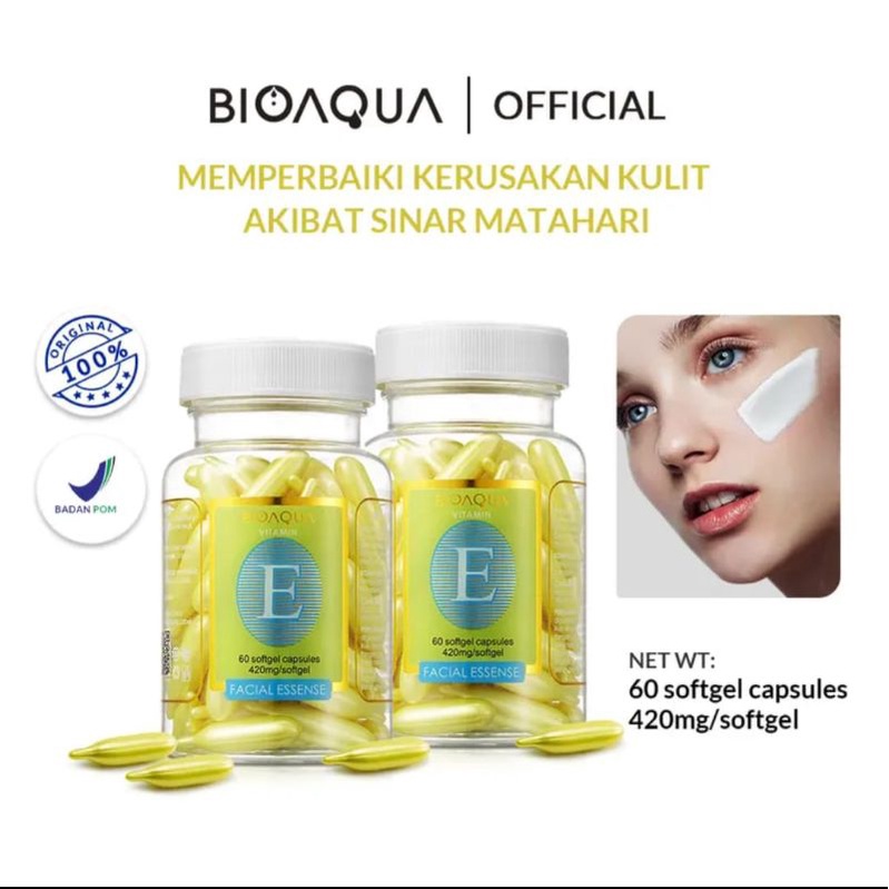 SERUM KAPSUL BIOAQUA UNTUK WAJAH GLOWING BPOM