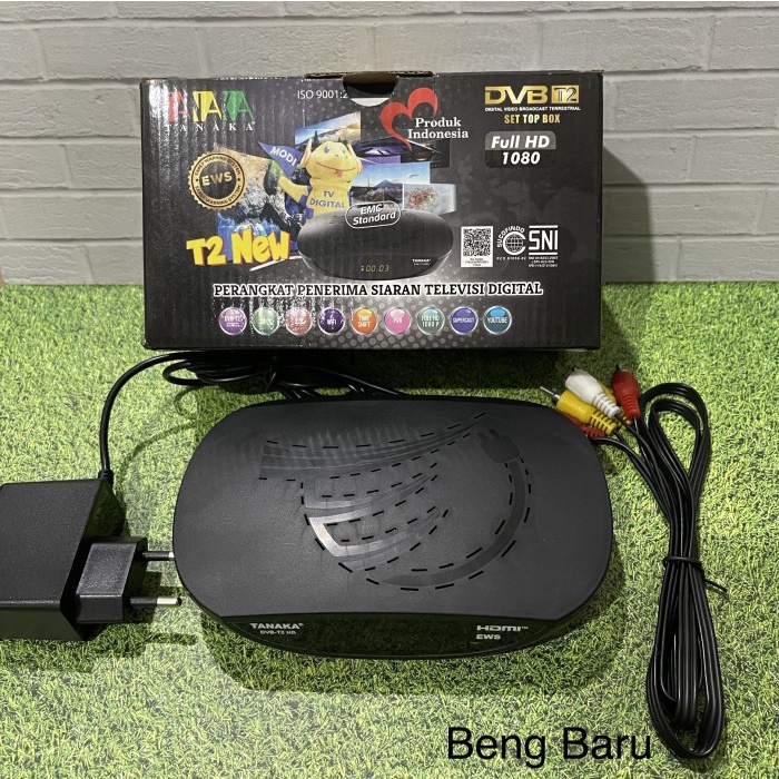 STB DVB SET TOP BOX TV DIGITAL TANAKA T2 NEW Bonus Kabel HDMI