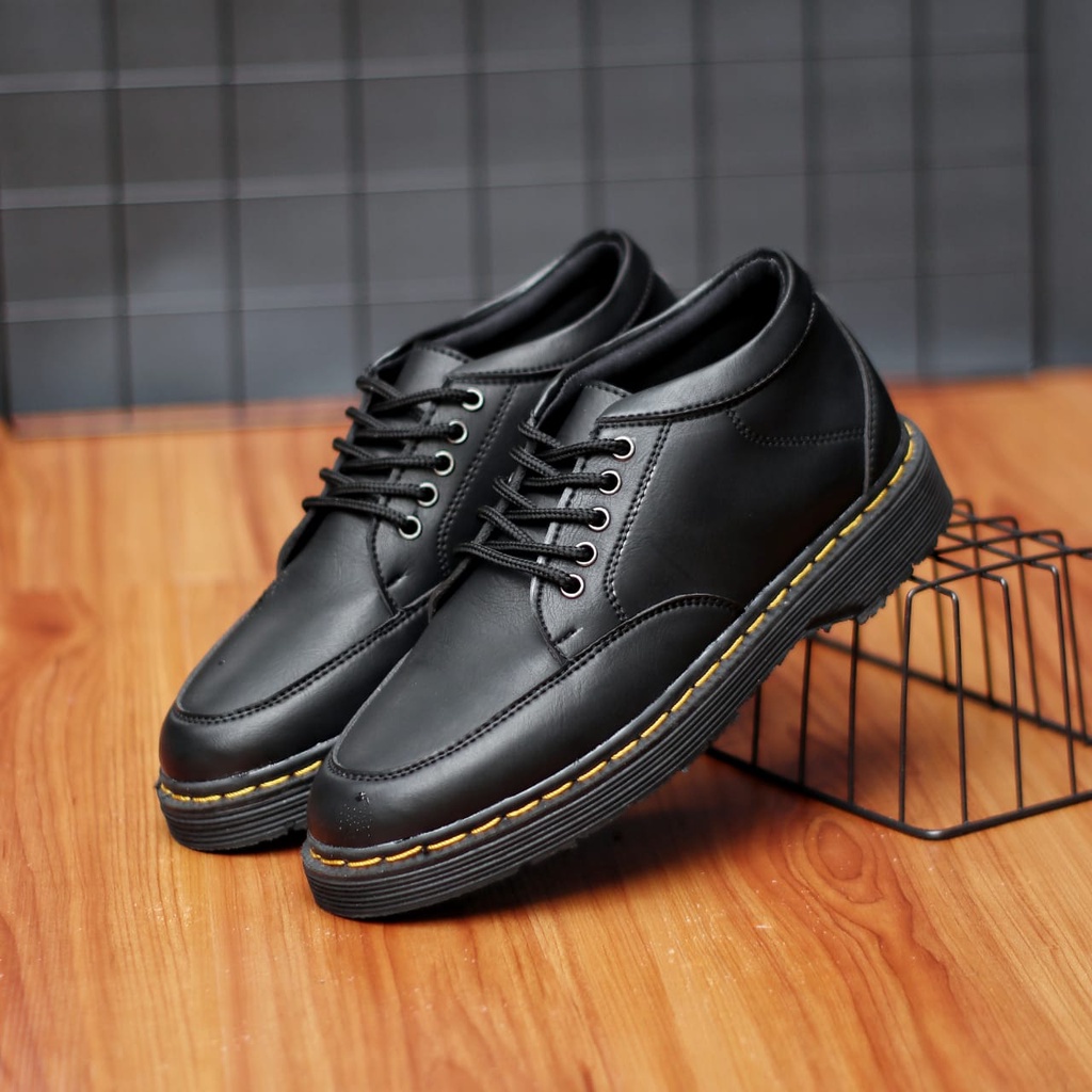 MENDES Sepatu Formal Pantofel Pria Resmi Formal Hitam Brown Kantor Kuliah Kondangan Kerja Kantor