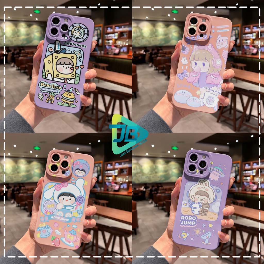 CUSTOM CASE SOFTCASE SILIKON PROCAMERA RORO JUMP CUSTOM OPPO REALME VIVO XIAOMI SAMSUNG INFINIX IPHONE FOR ALL TYPE JB6202