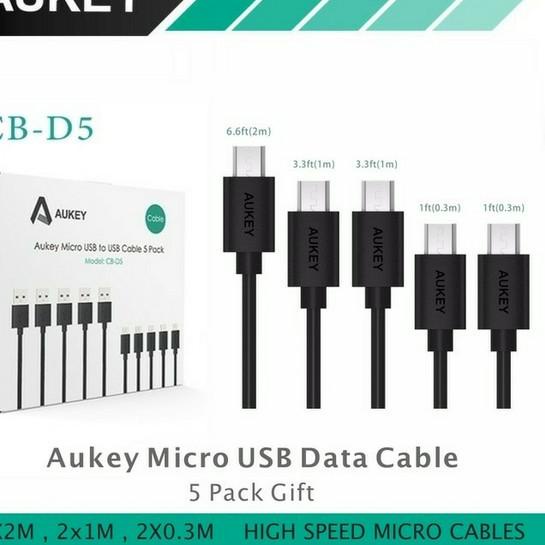 Car Charger Aukey 5 kabel data Samsung Charger Iphone Quick Charge