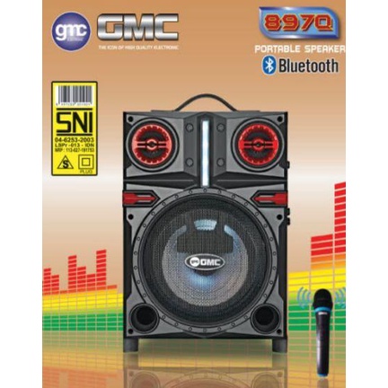 Gmc 897Q Speaker Portable Bluetooth