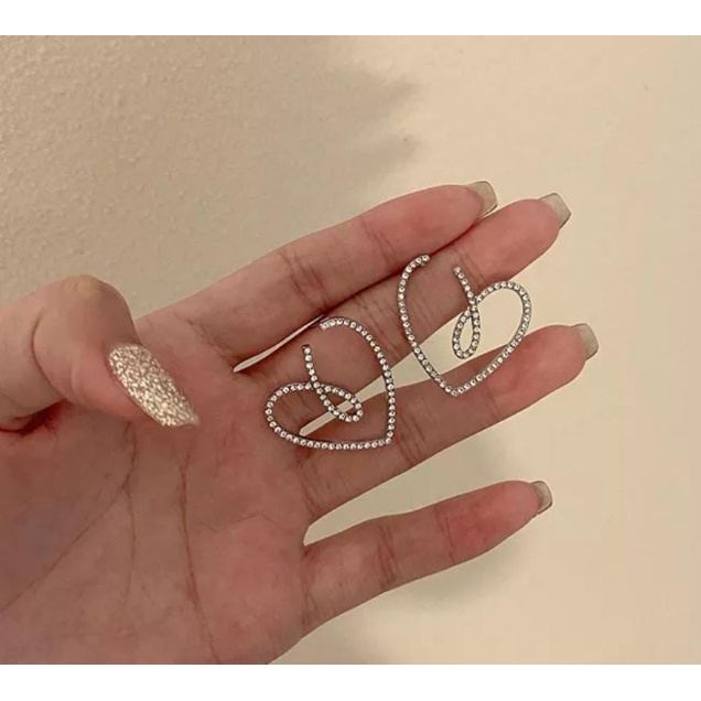 Anting love elegan terbaru anting Fashion wanita