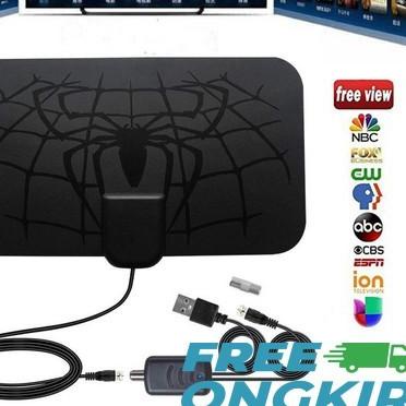 Antena TV Digital Lengkap Dengan Booster (Sinyal Kuat)