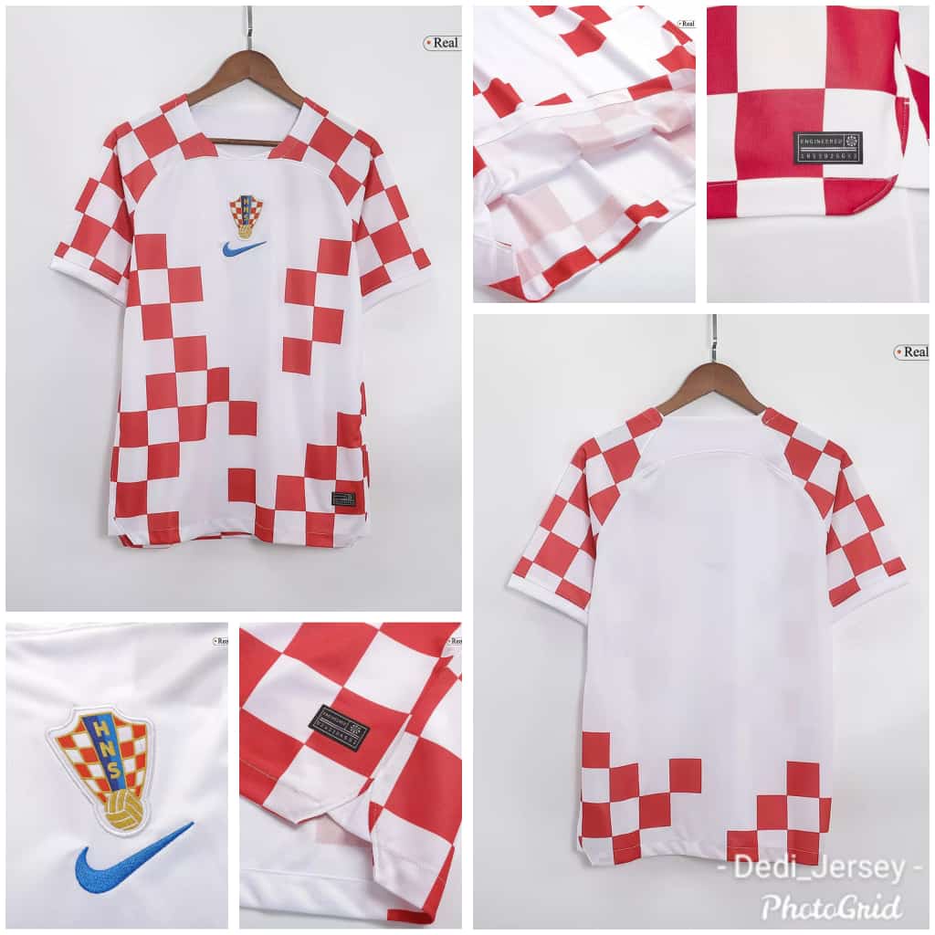 JERSEY PIALA DUNIA JERSEY WORLD CUP KROASIA HOME GRADE ORI IMPORT PREMIUM TOP QUALITY 2022 2023 NEW 