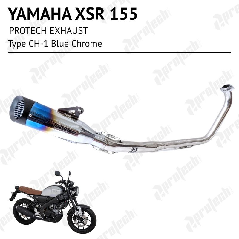 Yamaha XSR155 — CH-1 · Blue Chrome — foto 2