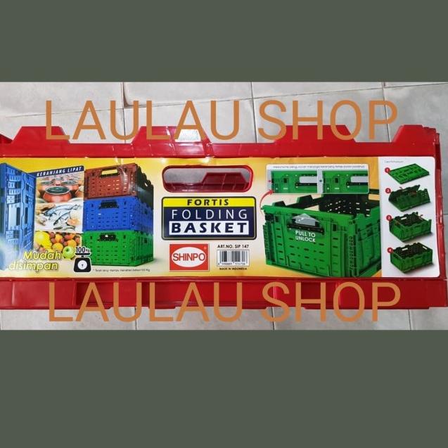 

BOX CONTAINER SHINPO 147 BISA DILIPAT / KERANJANG INDUSTRI SERBAGUNA