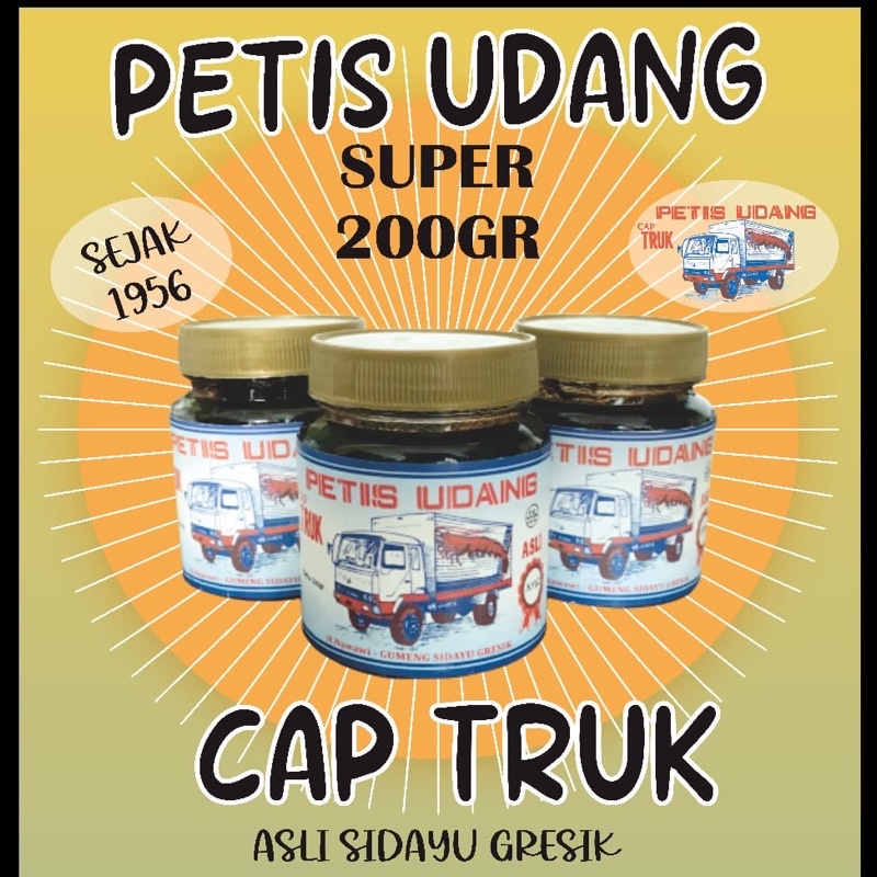

Petis Udang Cap Truk Kualitas Super (200gr)