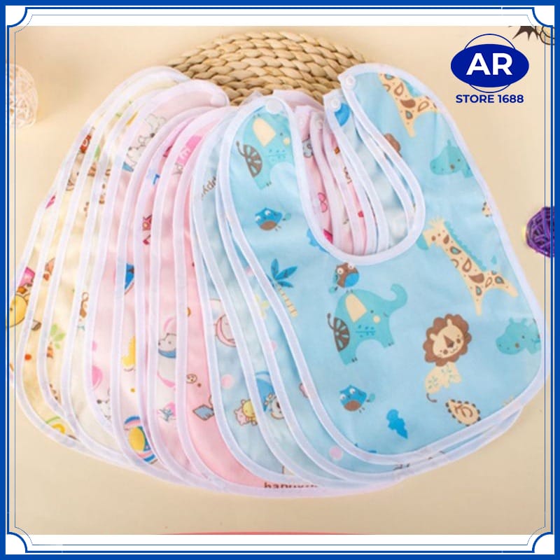 AR-Celemek Bayi / Slaber Bayi / Celemek Makan Bayi / Slabber Bayi / Handuk Liur Bayi