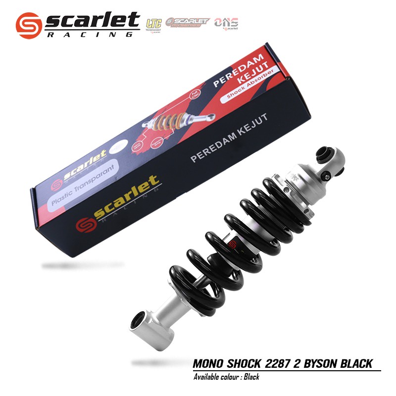 MONOSHOCK BYSON KARBU-BYSON F1 SCARLET SHOCK ABSORDER PEREDAM KEJUT YAMAHA BYSON F1 BYSON KARBU