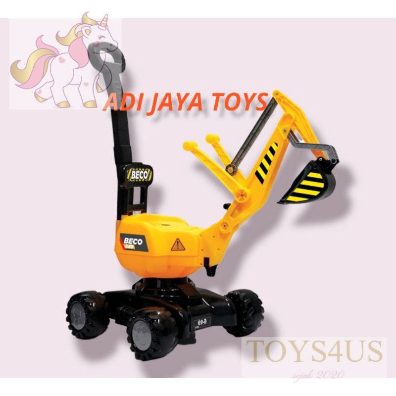 Toys4Us - shp ytx 649 Mainan dorong beko excavator 360 derajat shp ytx649