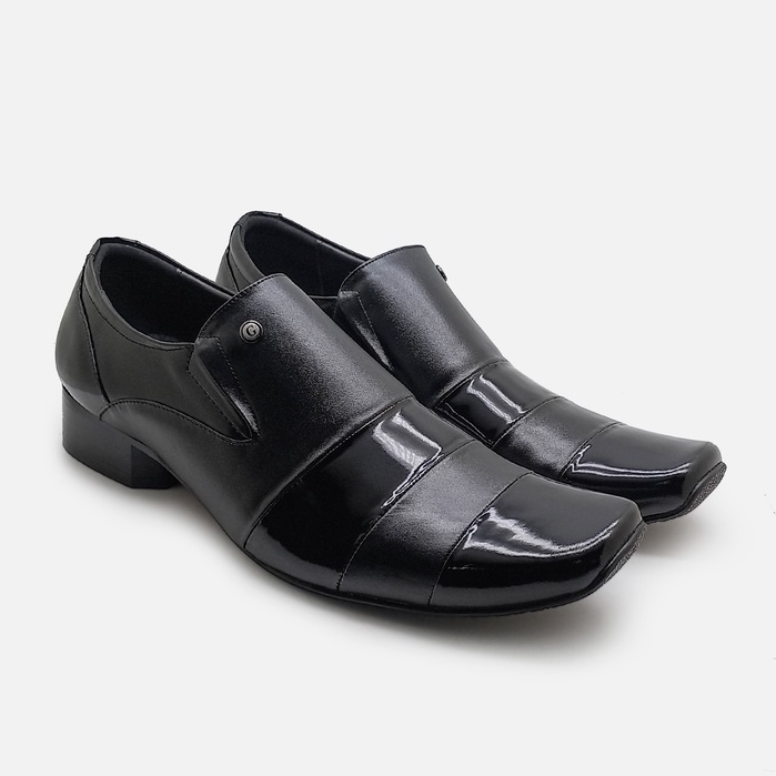 Guin Casalini Sepatu Pantofel Pria Formal Kulit Asli G-BU 1016