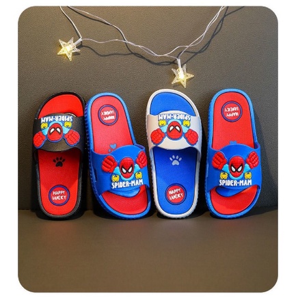 Chubby Glory SH21104 Sendal sandal anak laki laki murah import selop karakter superhero Sendal jelly Sendal karet sendal slip on anak laki laki usia 1 - 12 tahun