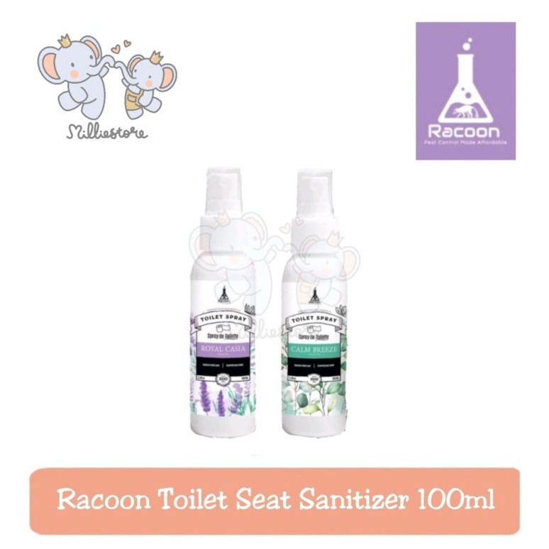 Racoon Toilet Seat Spray Pembersih Dudukan dan Pengharum Toilet 100ml