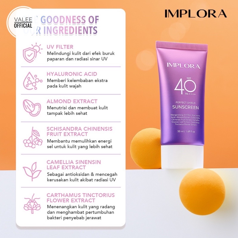 IMPLORA PERFECT SHIELD SUNSCREEN