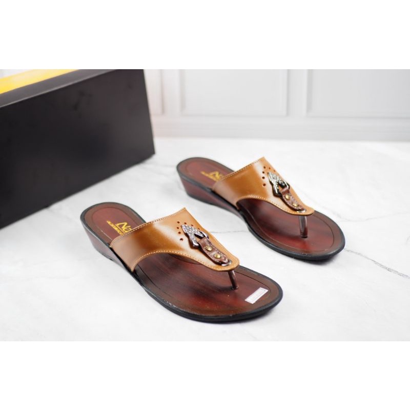 SANDAL WANITA KULIT ASLI NALINI 3218