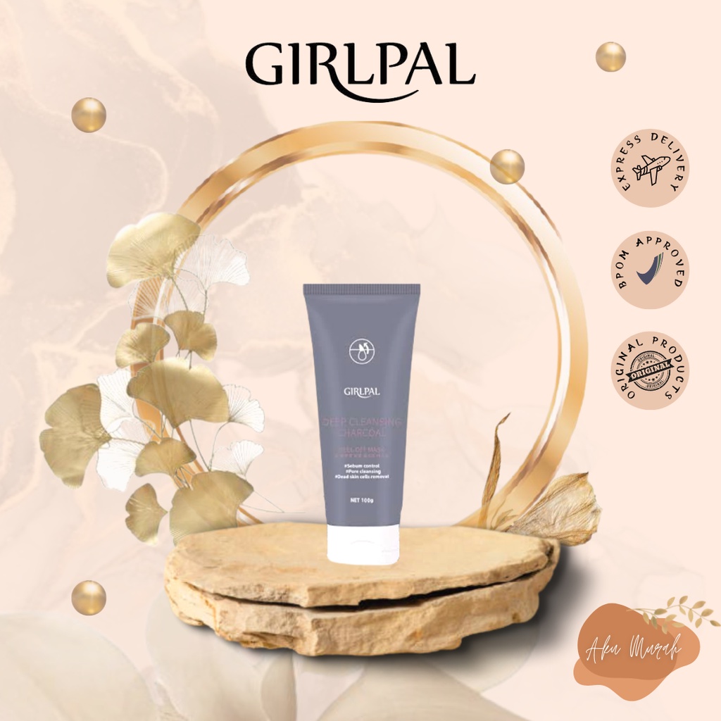 ✨ AKU MURAH ✨ GIRLPAL Charcoal Blackhead Remover Mask 100g / Peel Off Masker Wajah ​Hidung