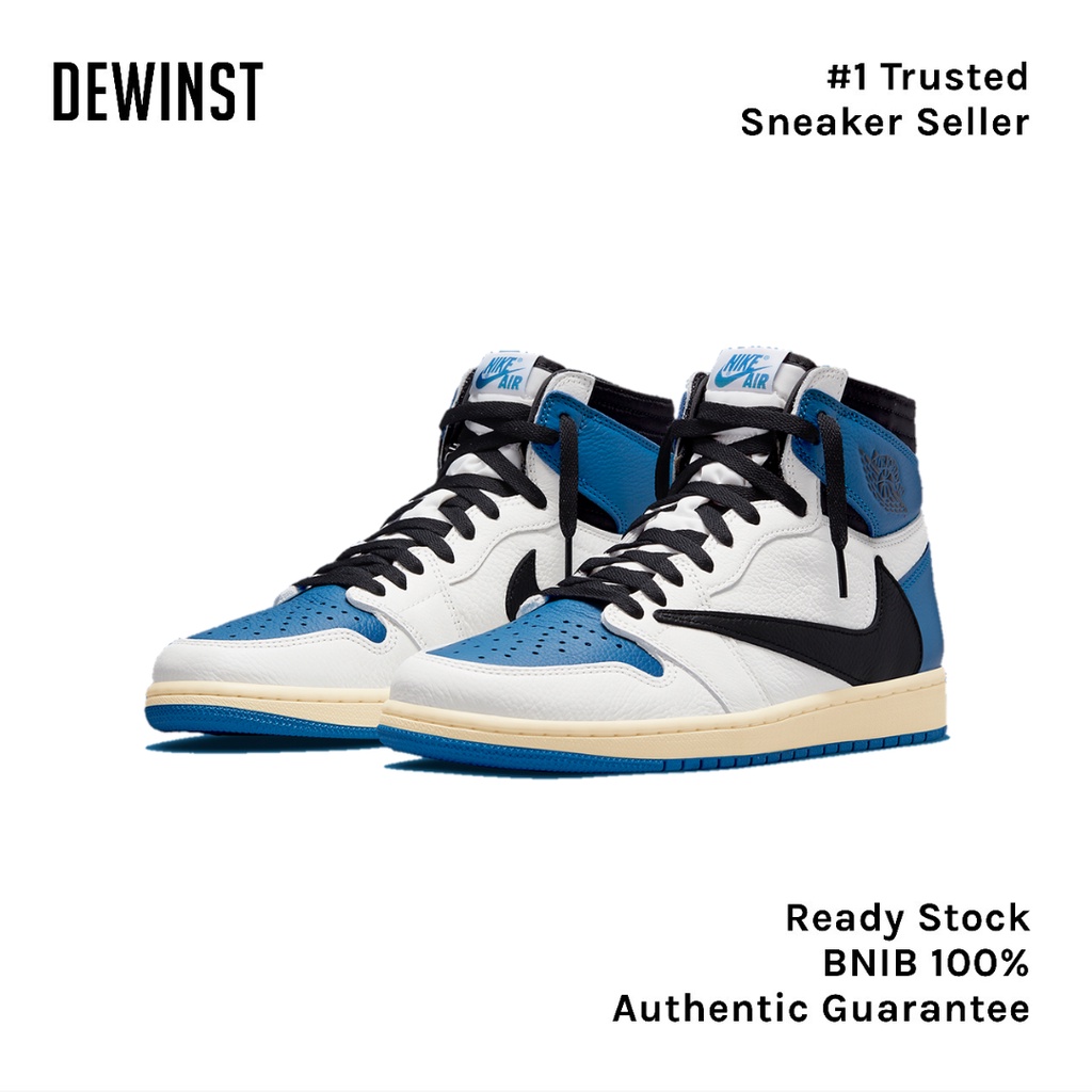 Air Jordan 1 High OG SP Travis Scott X Fragment BNIB RESMI ORIGINAL