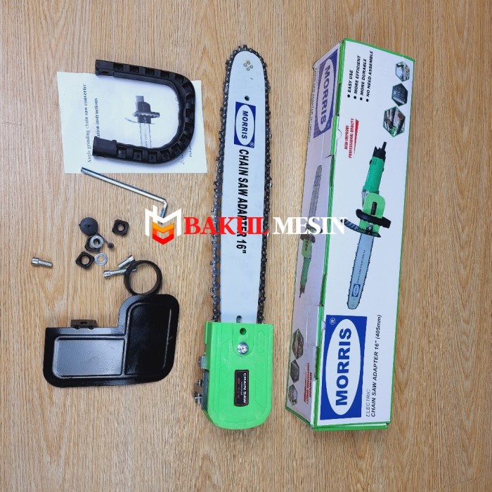 [BAYAR DITEMPAT] Adaptor Chainsaw Mini Morris Electric Chainsaw 16 / Perlengkapan Rumah Tangga Murah