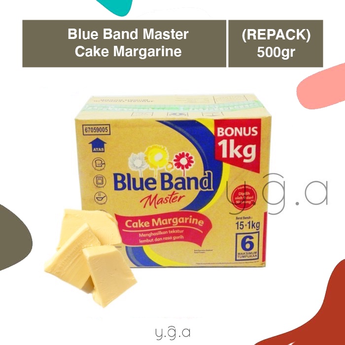 

Blue Band Master Cake Margarine (REPACK) 500gr / Margarin Butter