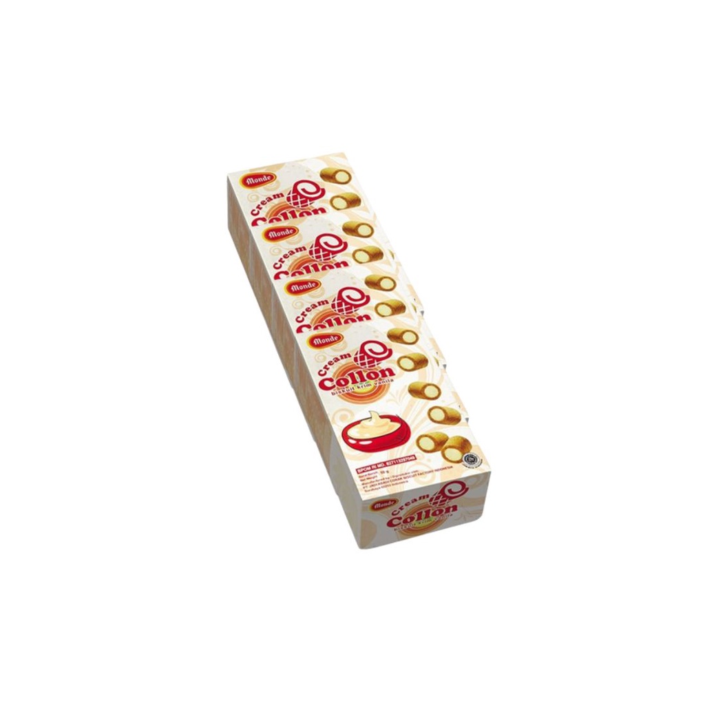 

Monde Cream Collon Biskuit Krim Vanilla 4 x 50 gr