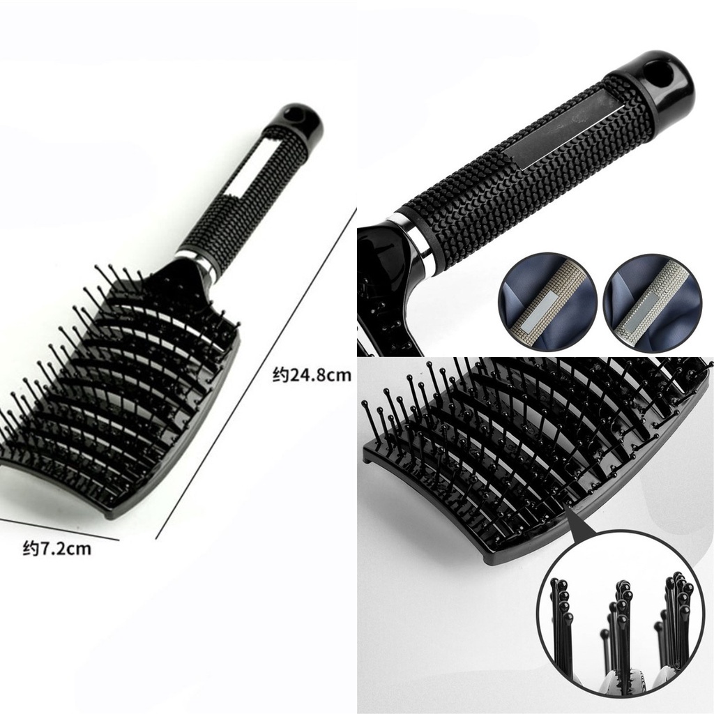 1pc Sisir Pijat Rambut Volumizing Detangling Styling Untuk Pria Dan Wanita