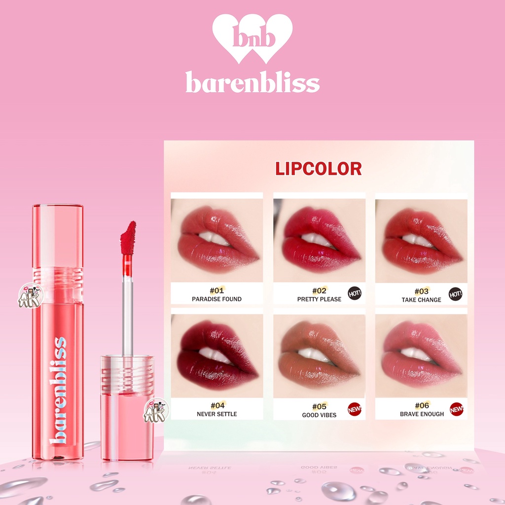 BNB BARENBLISS PEACH MAKES PERFECT LIP TINT KOREA LIP GLOSS