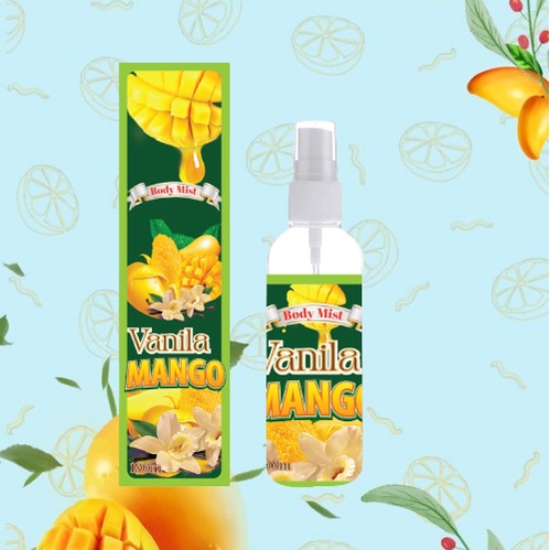 GEN -  Parfum Body Mist Vanila Mango 100ml Premium / Body Mist Vanila Mango 100ml / Parfum Vanila Mango 100ml Best Seller