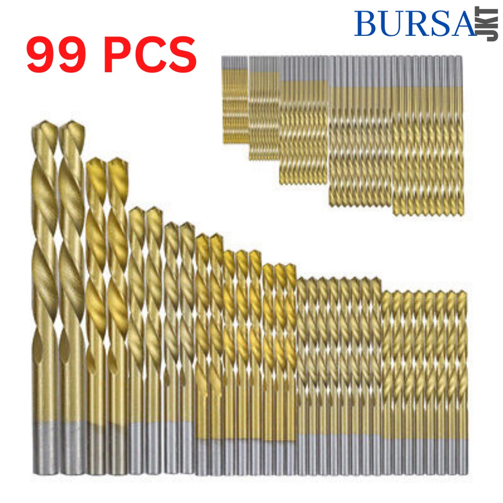 MATA BOR HSS 4241 TITANIUM COATED 1MM ISI 10 PC