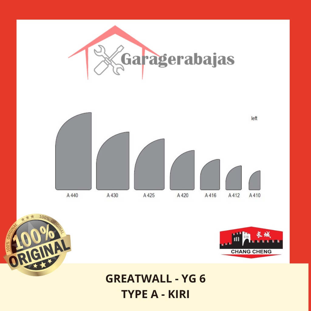 GREAT WALL - Betel Widia YG6 Type A Kiri