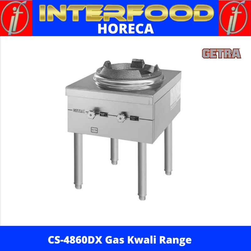 GAS KWALI RANGE GETRA CS-4860DX KOMPOR KWALI RANGE 1 BURNER STANDAR