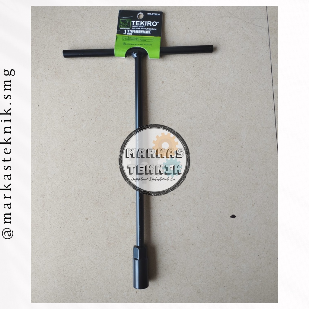 TEKIRO Kunci Shock T Hitam / TEKIRO T-Type Box Wrench