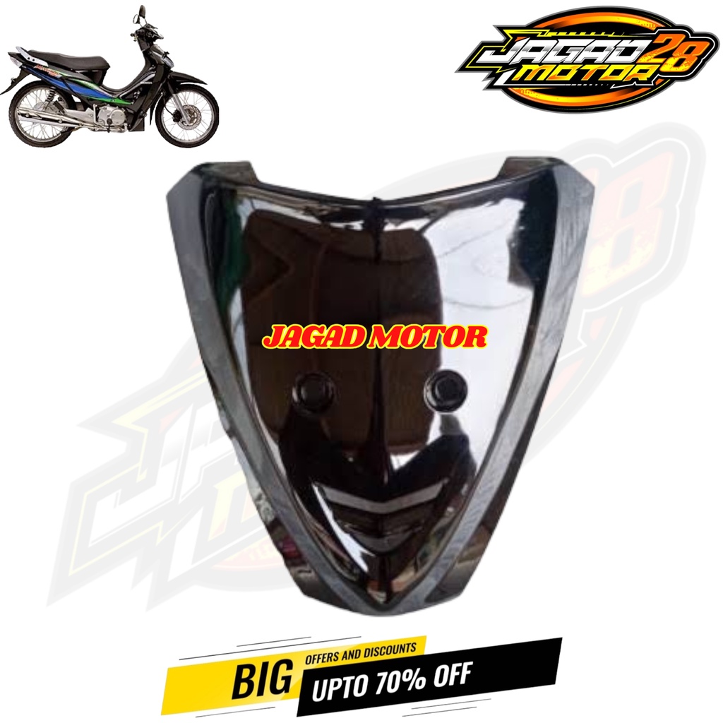 Tameng Depan Honda Karisma X Karisma D Hitam / Dasi Depan Honda Karisma X Karisma D Hitam / Cover Body Depan Honda Karisma X Karisma D Hitam / Tameng Dasi Panel Dada Body Depan Honda Karisma X Karisma D Hitam