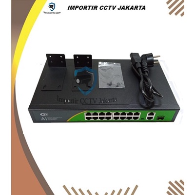 Poe Switch 16 Port + 2 UpLink + 1 SFP