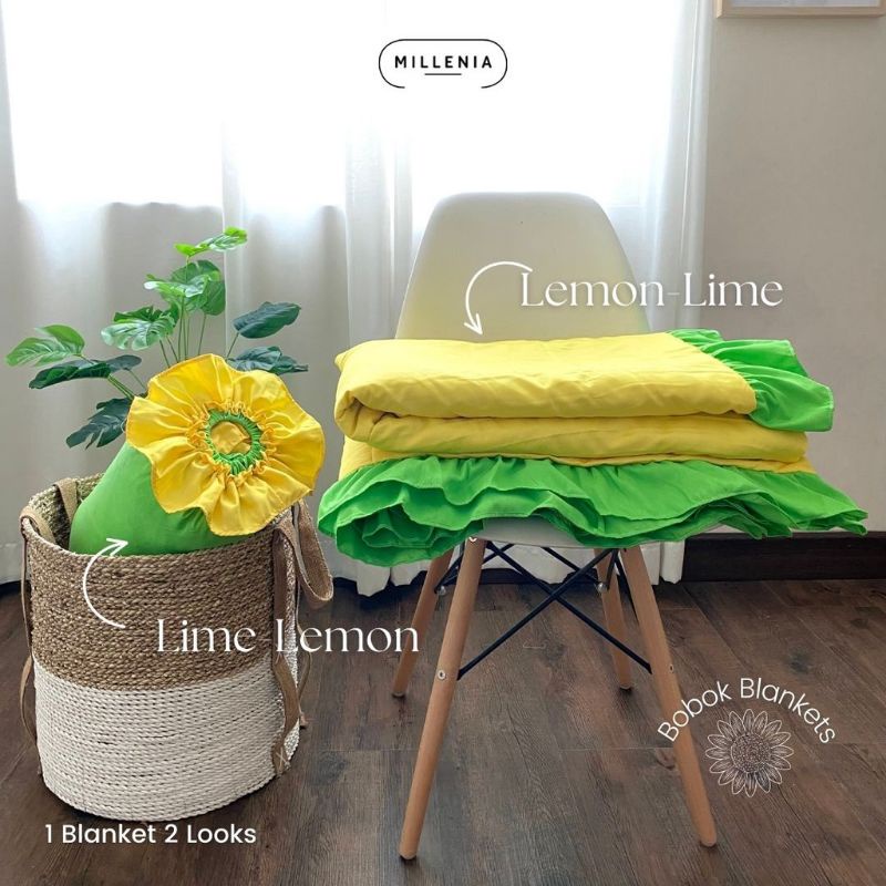 Millenia Bobok Blangket Selimut Portable Multifungsi Serbaguna Traveling Lembut Halus Nyaman