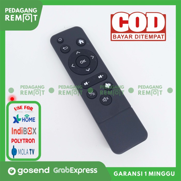 Produk Terbaru Remote Stb Set Top Box Akari Ax-512 / Indibox Ax117 Rca-117