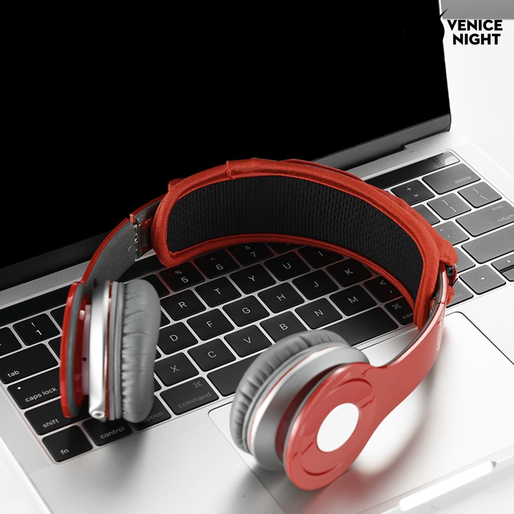 (VNEP) (Berkabel) Headphone Headband Cover Penutupan Penuh Ritsleting Universal Bantalan Pelindung Headset Tahan Guncangan Tebal untuk Kantor