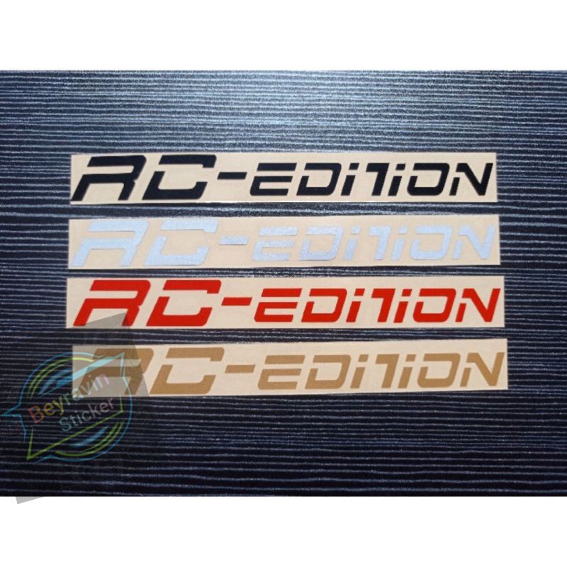 STICKER RC EDITION SHOCK BOTTOM