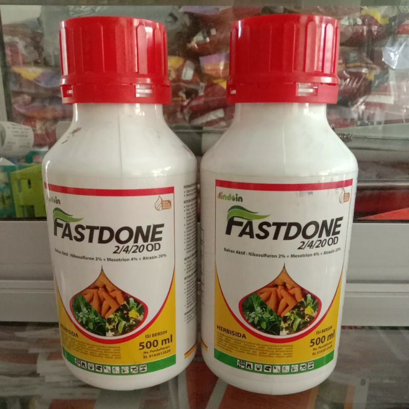 Herbisida Jagung Ampuh Fastdone 2/4/20 OD 500ml Herbisida  sistemik selektif Jagung