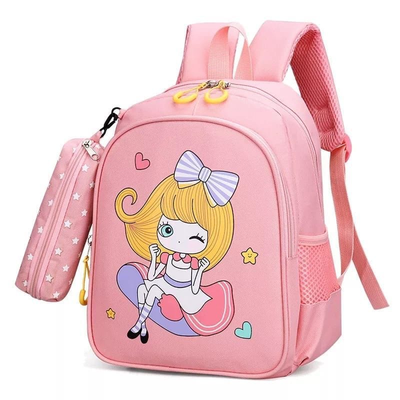 &quot;aurabagss&quot; - New Arrival...Beli 1 Dapat 2 Tas Anak Set 2 In 1 Tas Anak Perempuan Princes Ransel Sekolah Anak Perempuan PAUD TK SD Backpack Anak Perempuan Terbaru 2022 Harga Terjangkau Bisa COD