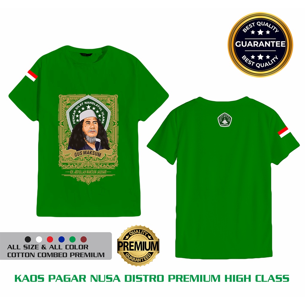 Kaos Gus Maksum Jauhari Distro-Warna Hijau