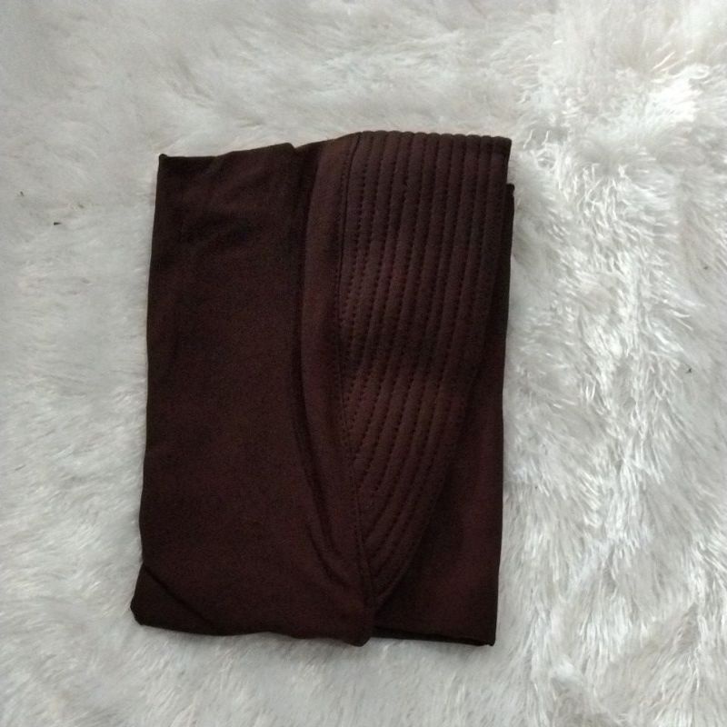BERGO HAMIDAH SIZE M NUTUP DADA-Coklat tua
