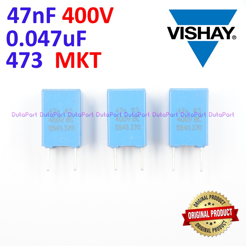 400V 47nF 0.047uF 473 10% ORIGINAL VISHAY MKT MKM Kapasitor Capacitor