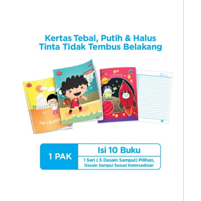 

Buku tulis sinar dunia SIDU 58 lembar isi 10pc