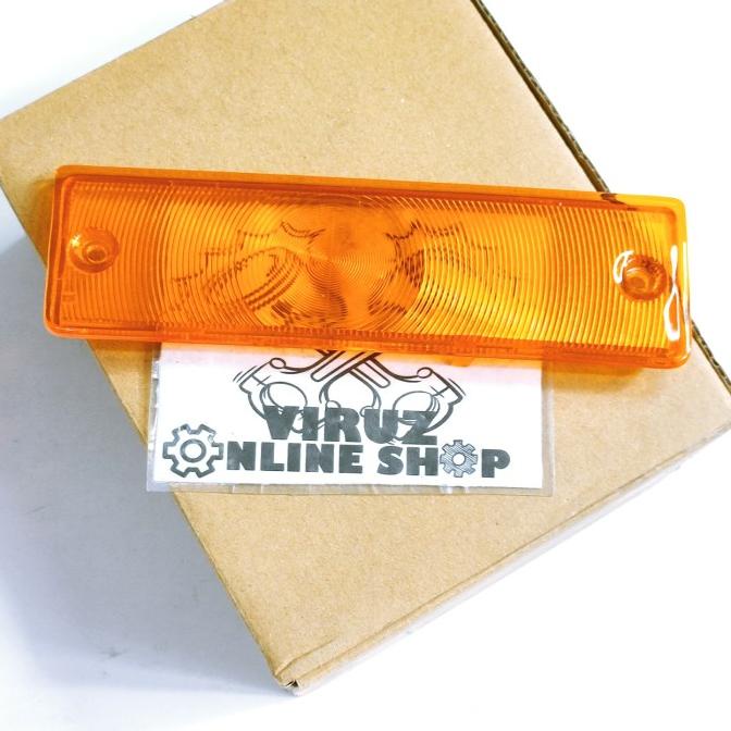 MIKA LENSA LAMPU SEIN SEN RITING BEMPER DEPAN TOYOTA COROLLA GL AE80 |Terlariss.