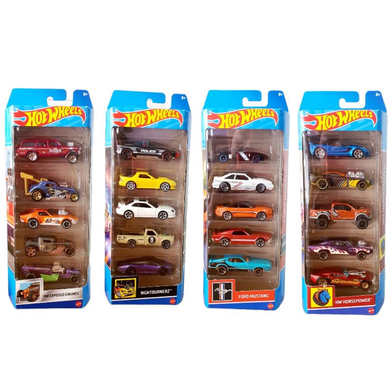 Hot Wheels Gift Pack Isi 5 Original Mattel Hotwheels