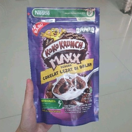 

Koko krunch sereal nestle cereal maxx isi coklat 120gr /pack.